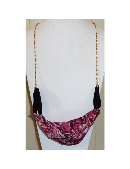 Cadena de Perlas Hidden Hollow para Gafas Acero Inoxidable 71 cm