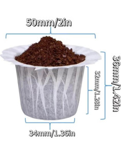 Kit de Filtros de Café y Macetas Biodegradables Genérico 2