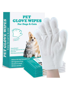 Toallitas con Guantes para Mascotas Falatong - Limpieza Hipoalergénica