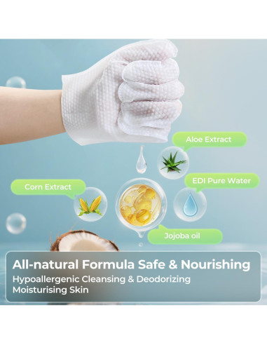 Toallitas con Guantes para Mascotas Falatong - Limpieza Hipoalergénica