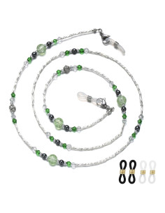 Cadena de Gafas con Perlas Dorada para Mujeres 69 cm