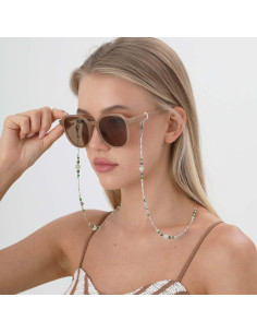 Cadena de Gafas con Perlas Dorada para Mujeres 69 cm 2