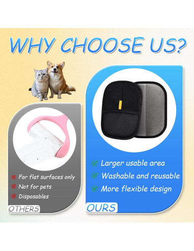 Guantes Reutilizables para Eliminar Pelo de Mascotas Tivora