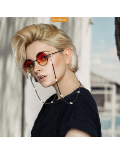 Cadena de Gafas Humlbird con Perlas y Cuentas 74 cm 2