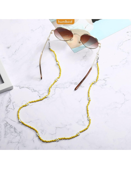 Cadena de Gafas Humlbird con Perlas y Cuentas 74 cm