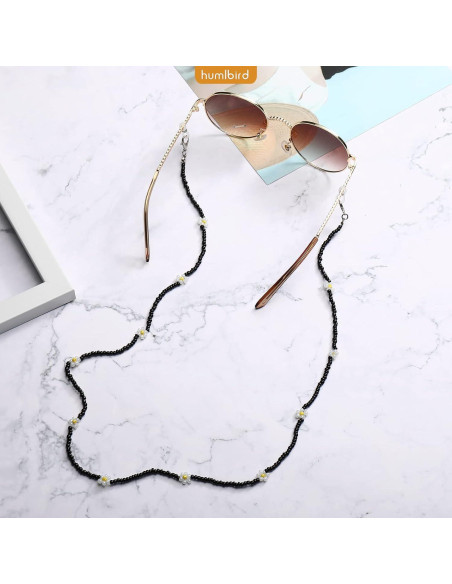 Cadena de Gafas Humlbird con Perlas y Cuentas 74 cm