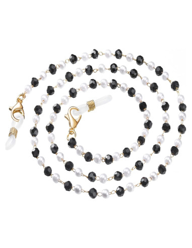 Cadena de Gafas Humlbird con Perlas y Cristales 67 cm