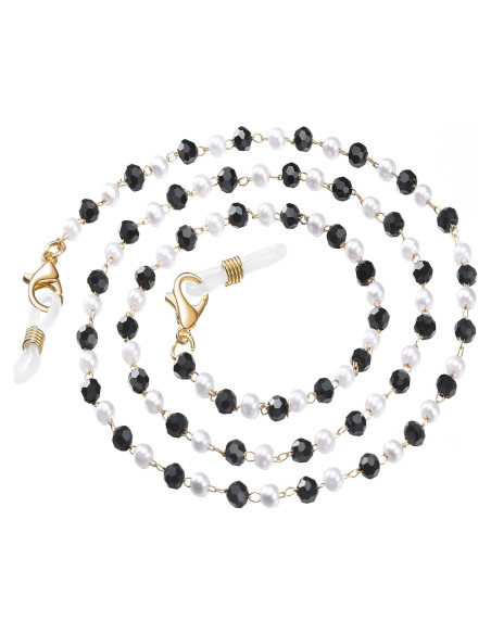 Cadena de Gafas Humlbird con Perlas y Cristales 67 cm