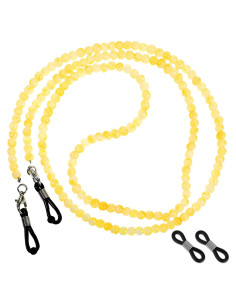 Cadena de Gafas Molain 70cm Cristal Sanador Color Amarillo
