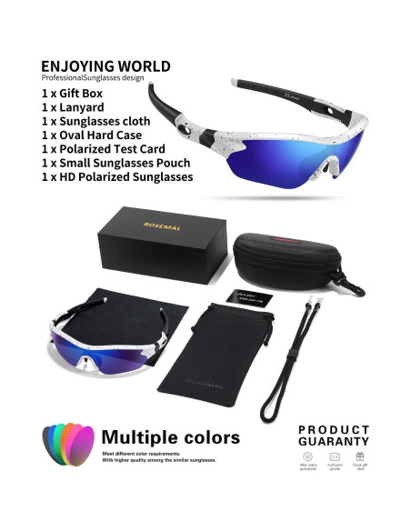 Gafas de sol deportivas Rosemal 7221 polarizadas UV400
