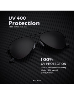 Gafas de Sol Aviador KALIYADI 3 Paquetes Lentes Polarizados 2