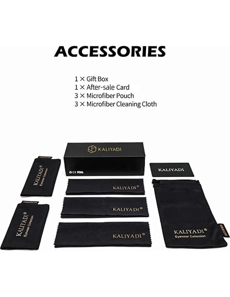 Gafas de Sol Aviador KALIYADI 3 Paquetes Lentes Polarizados