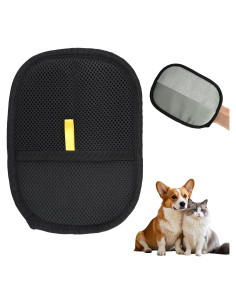 Guantes de Aseo Doble Cara PKRFCJ para Mascotas 20x15 cm