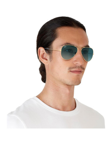 Gafas de sol Ray-Ban RB3025 Aviador Dorado 55mm UV