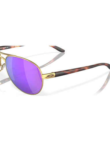 Gafas de sol Aviador Oakley Feedback Oro Satinado 59mm