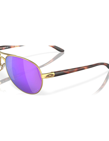 Gafas de sol Aviador Oakley Feedback Oro Satinado 59mm