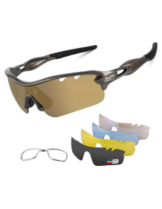 Gafas de sol deportivas BangLong con 5 lentes UV400