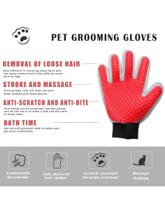 Guantes Removedores de Pelo de Mascotas Marchul - 1 Par 2