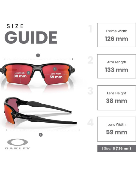 Gafas de sol Oakley Flak 2.0 XL con correa y kit de cuidado