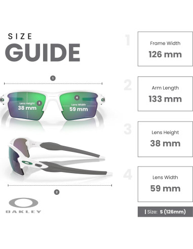 Gafas de sol Oakley Flak 2.0 XL con correa y kit de cuidado