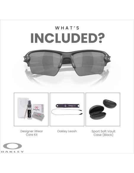 Gafas de sol Oakley Flak 2.0 XL con correa y kit de cuidado
