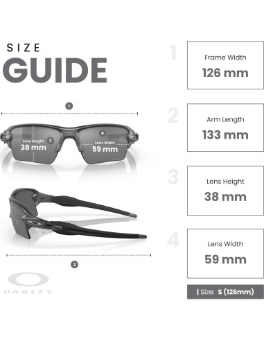 Gafas de sol Oakley Flak 2.0 XL con correa y kit de cuidado