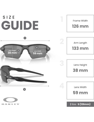 Gafas de sol Oakley Flak 2.0 XL con correa y kit de cuidado