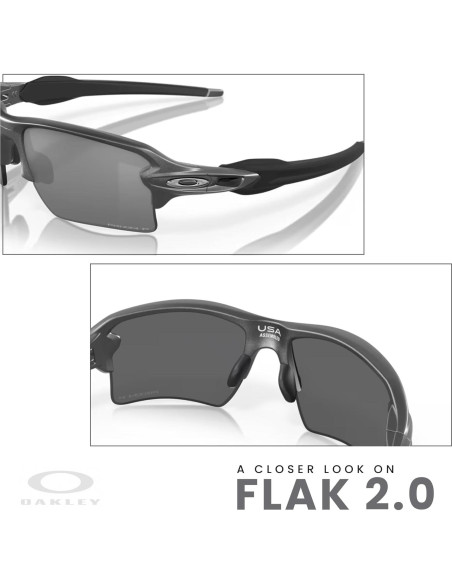 Gafas de sol Oakley Flak 2.0 XL con correa y kit de cuidado