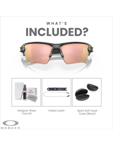 Gafas de sol Oakley Flak 2.0 XL con correa y kit cuidado