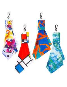 Paño de limpieza de gafas Seabbo 4PC Microfibra Amarillo