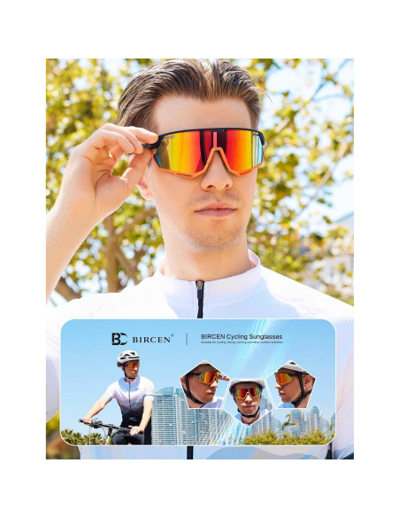 Gafas de Ciclismo BIRCEN Fotoquímicas UV400 para Deportes