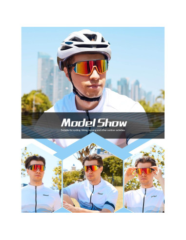 Gafas de Ciclismo BIRCEN Fotoquímicas UV400 para Deportes