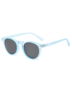 Gleyemor Gafas de Sol Polarizadas UV400 Redondas Azul