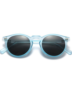 Gleyemor Gafas de Sol Polarizadas UV400 Redondas Azul 2