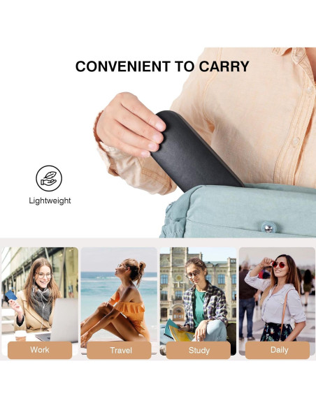 Estuche Duro para Gafas Marvolia PU - Compacto y Resistente