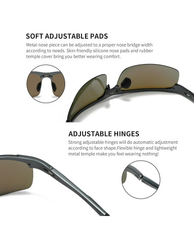 Gafas de sol SUNGAIT modelo 9951051 polarizadas UV400