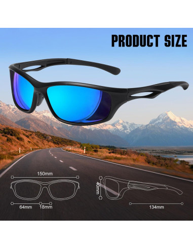 Gafas de sol deportivas Joopin E8968 polarizadas UV400