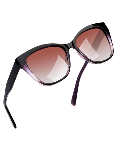 Gafas de sol Joopin ojo de gato moradas UV400 para mujeres