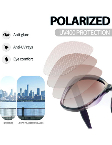 Gafas de sol Joopin ojo de gato moradas UV400 para mujeres
