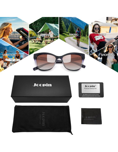 Gafas de sol Joopin ojo de gato moradas UV400 para mujeres