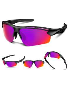 Gafas de sol deportivas Rosemal UV400 TR90 polarizadas