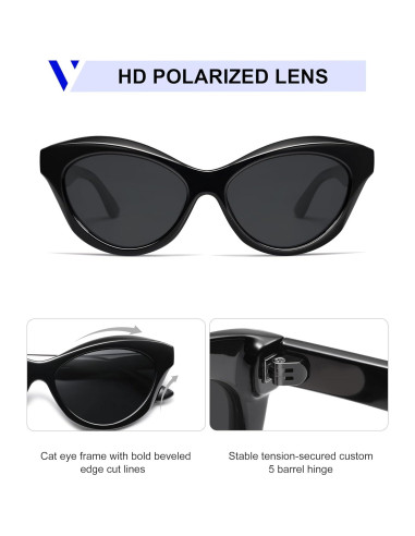 Gafas de Sol VANLINKER Ojo de Gato Polarizadas Mujeres
