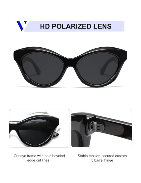 Gafas de Sol VANLINKER Ojo de Gato Polarizadas Mujeres