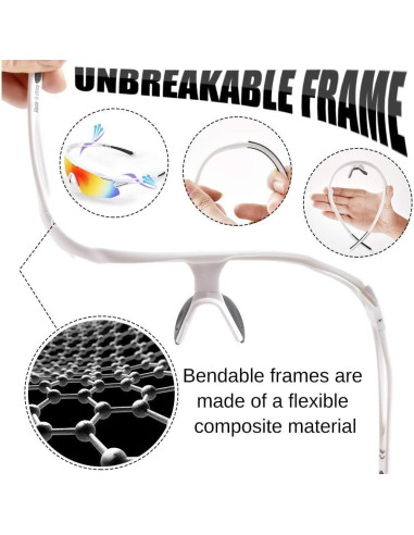 Gafas de Ciclismo HUBO Sports HB502L Polarizadas UV400