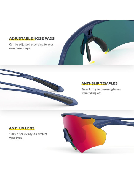 Gafas de Ciclismo HUBO Sports HB502L Polarizadas UV400