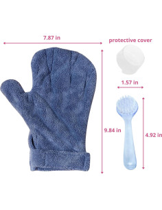 Guantes a Prueba de Mordidas y Cepillo para Hámsters - PurrrfectionPet 2