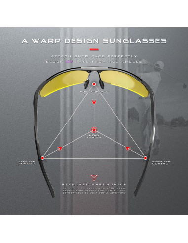 Gafas de sol SIPLION polarizadas para hombres UV400