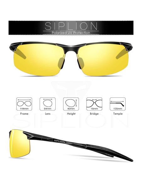 Gafas de sol SIPLION polarizadas para hombres UV400