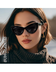 Gafas de sol OPTOFENDY ojo de gato UV protección mujer 2