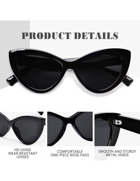 Gafas de sol OPTOFENDY ojo de gato UV protección mujer